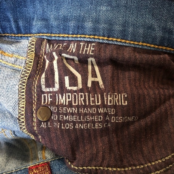 7 FOR ALL MANKIND Crop Dojo Jeans Size 31 - Picture 10 of 12